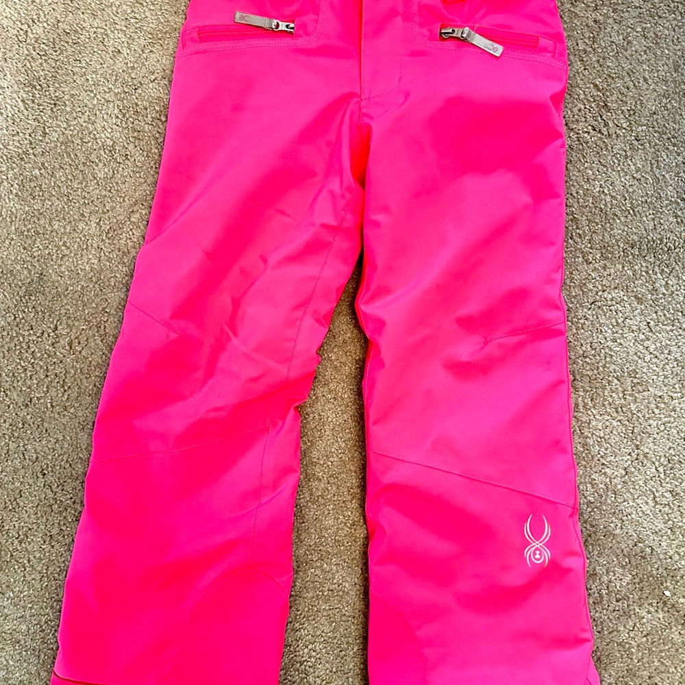 Spyder Kids' Vibrant Pink Snow Pants